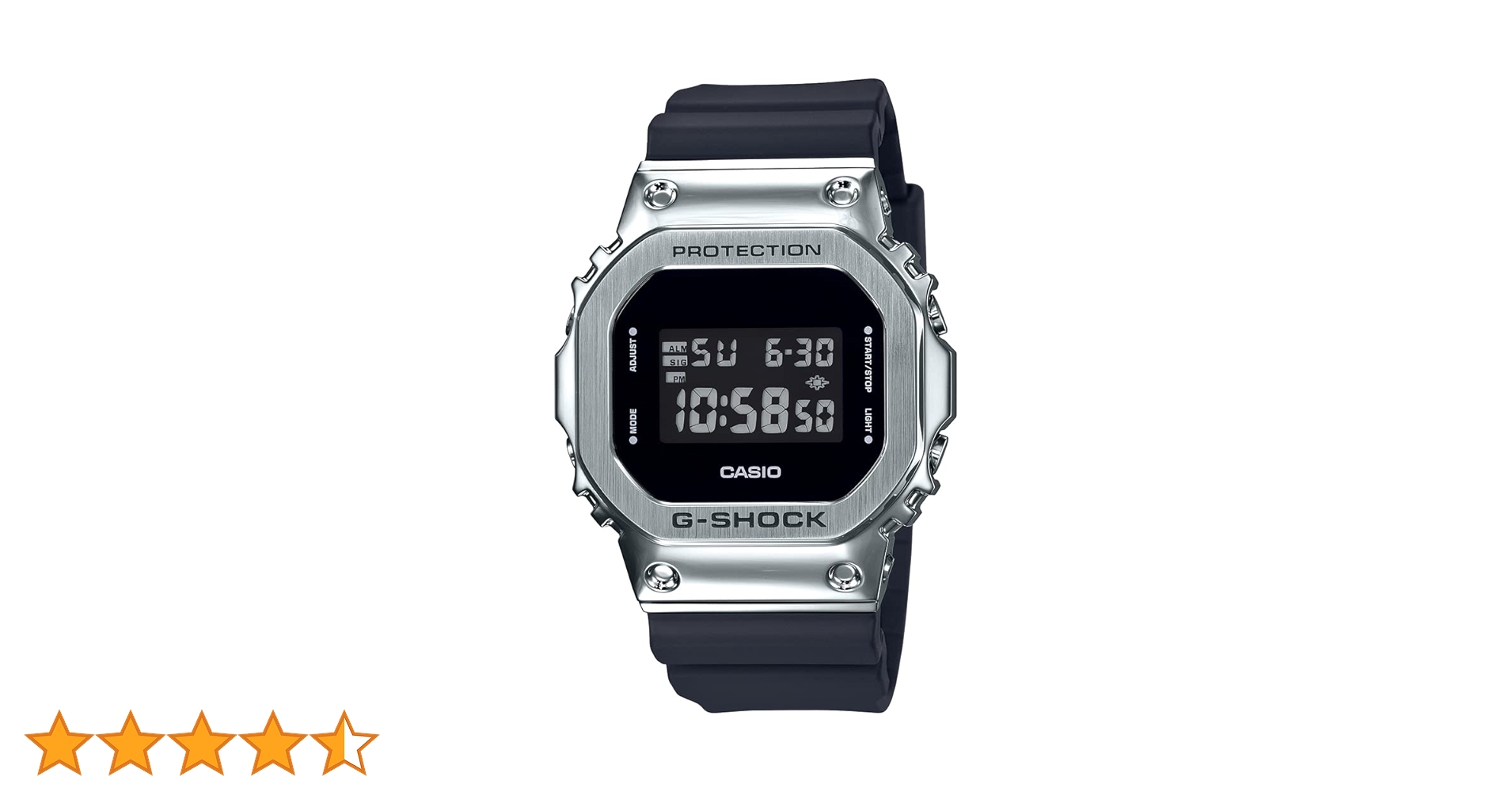 Relógio Casio G-Shock GM-5600-1DR Caixa em Aço Inoxidável
